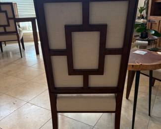 Louis Shanks chairs one is discolored