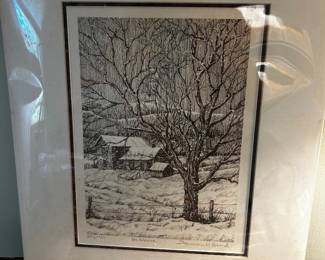 SIGNED AND NUMBERED FREEMAN BEARD PRINT.