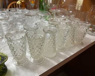FOSTORIA AMERICA GLASSES.