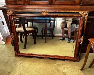 HANDSOME BEVELED MIRROR.