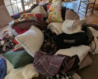 Too many throw pillows to count