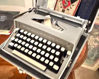 Smith-Corona Portable Manual Typewriter with Case (Untested)