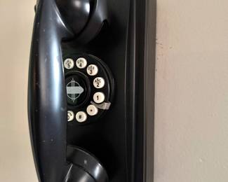 Vintage Crosley Push Button Wall Phone