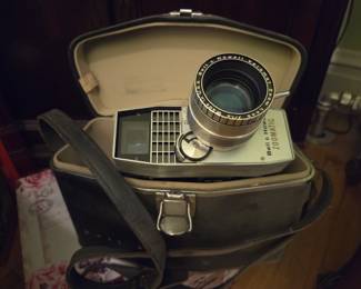 Bell & Howell Zoomatic 8mm Movie Camera with Case