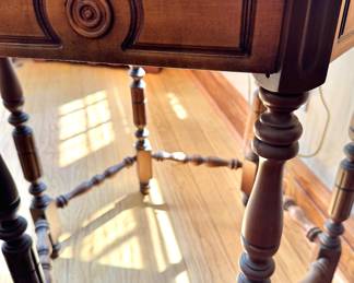 Jacobean Oak Hexagon End Table