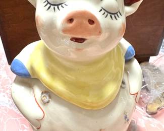 Shawnee Pottery “Smiley Pig” cookie jar,