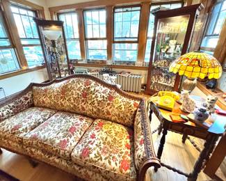 Period Living Room with Arts & Crafts Architecture & Antique Furnishings