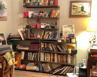 Antique Leather-Bound Books • Vintage Book Sets • Law Books • Art & Architecture Books • Photography • History • Science • Mathematics • Collectible Books, vintage metal bookcases