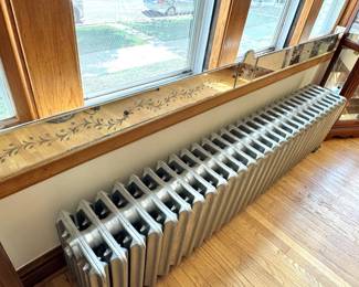 Venetian-Style (9+ Feet) Etched Mirror Window Valance