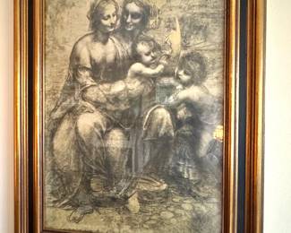 Leonardo, da Vinci mother and child produced by Turner manufacturing