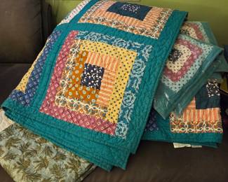 Twin Size Patchwork Coverlet with Sham NWT