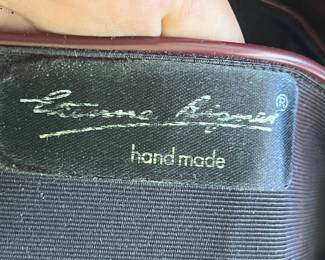 Etienne Aigner burgundy leather shoulder