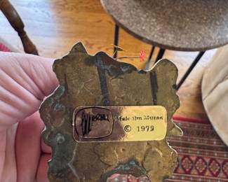 Jim Warren Signed Bronze Figural Sculpture, 1972