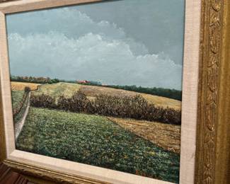 Breysse “Landscape” Original Painting with Merrill Chase Certificate