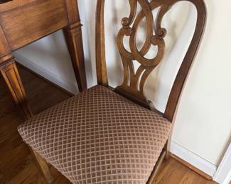 Carved Mahogany Dining Side Chair