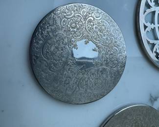 Assorted Silverplate Decorative Trivets & Serving Plates