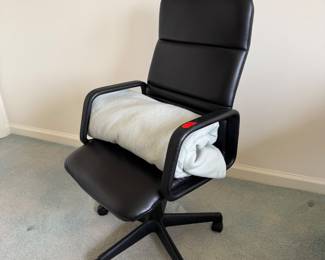 Black High-Back Swivel Executive Office Chair