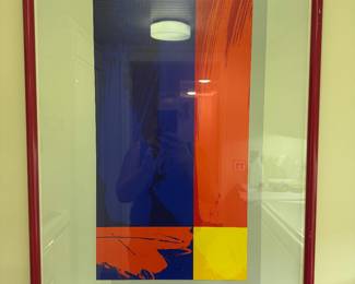 Bang & Olufsen Modernist Advertising Poster, Designed by Per Arnoldi, Framed