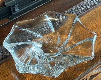 Baccarat Crystal "Cadix" Freeform Bowl 