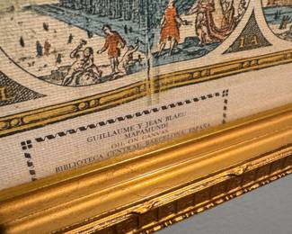 Guillaume & Jean Blaeu “Nova Totius Terrarum Orbis” World Map Reproduction