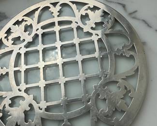 Assorted Silverplate Decorative Trivets & Serving Plates