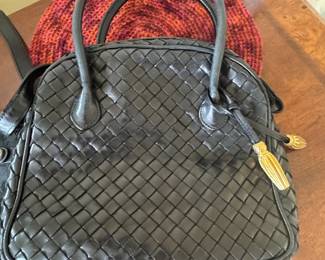 Bottega Veneta  Woven Leather Handbag