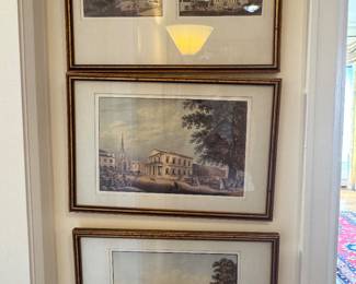 19th-Century European Architectural & City View Prints