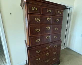 Henredon Aston Court Chippendale Style Highboy Chest