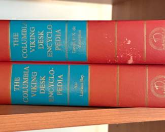 The Columbia Viking Desk Encyclopedia Third Edition Two-Volume Hardcover Reference Book Set – Viking Press