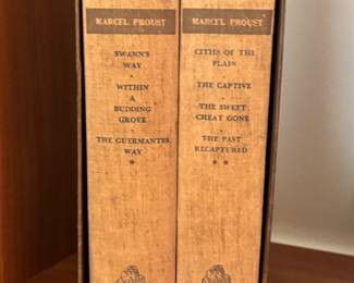 Marcel Proust Remembrance of Things Past Two-Volume Boxed Hardcover Book Set – Random House