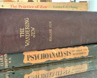 Psychology, Psychoanalysis & Zen Philosophy Book Collection – Eugene Sue, Clara Thompson & Garma C.C. Chang