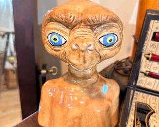 Vintage E.T. ceramic bust figure