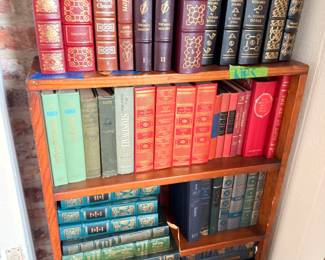 Easton Press style leather bound classics library