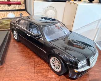 Diecast Chrysler 300 model car, 1:18 scale