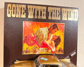 Gone With the Wind collectible poster and diecast car
