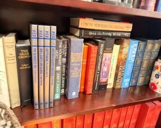 History and Civil War books, novels shelf lot