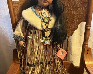 Porcelain Indian Doll