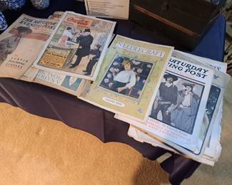 some of many early 1900's magazines
