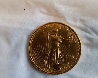 1993 10 dollar gold piece
