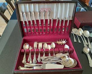 Towle Sterling flatware, 55 pieces Old Master pattern.