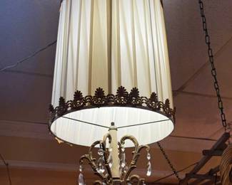Beautiful Hollywood Regency light fixture 