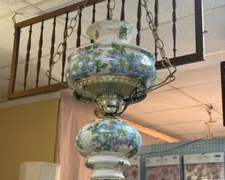 Gorgeous hanging swag lamp
