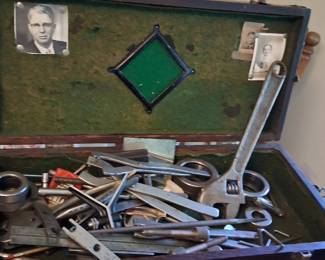 Gerstner tool box with vintage tools