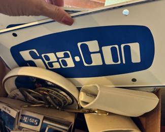 Vintage Sea-Con Buckles & other items