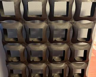 Fireplace screen w/ candle holders