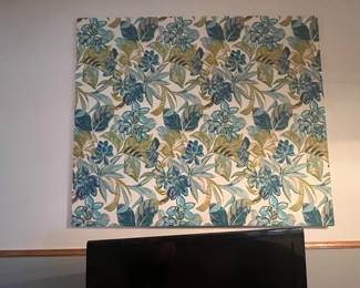 Mid century print canvas 42x50