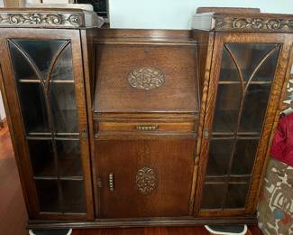 Side by side secretary desk