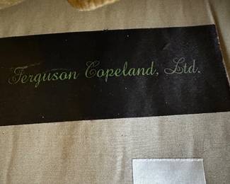 Label on loveseats 