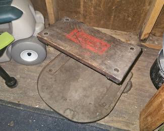 Vintage Kennedy Mechanics Rolling Stool