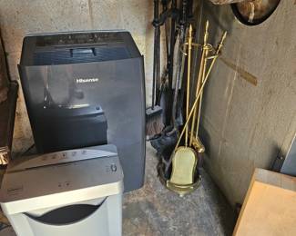 Dehumidifier and shredder